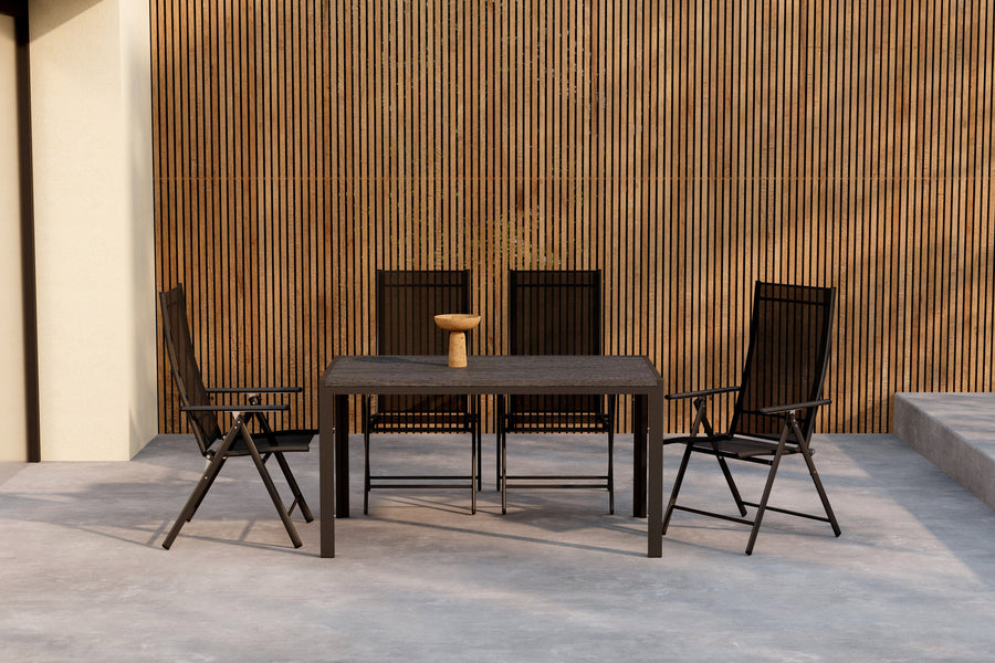Mirko eettafelset met de Levanzo stoelen 