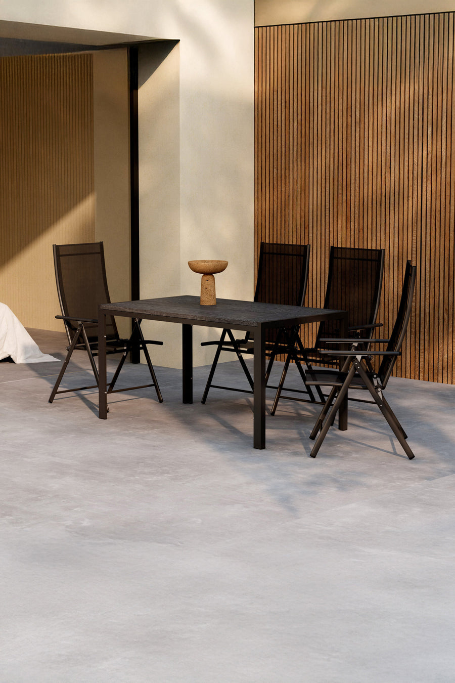 Mirko eettafelset met de Levanzo stoelen 