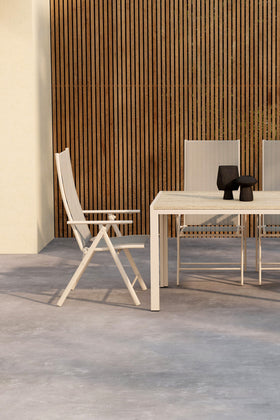 Mirko eettafelset met de Levanzo stoelen 