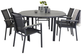 Marbella eettafel met Parma stoelen 
