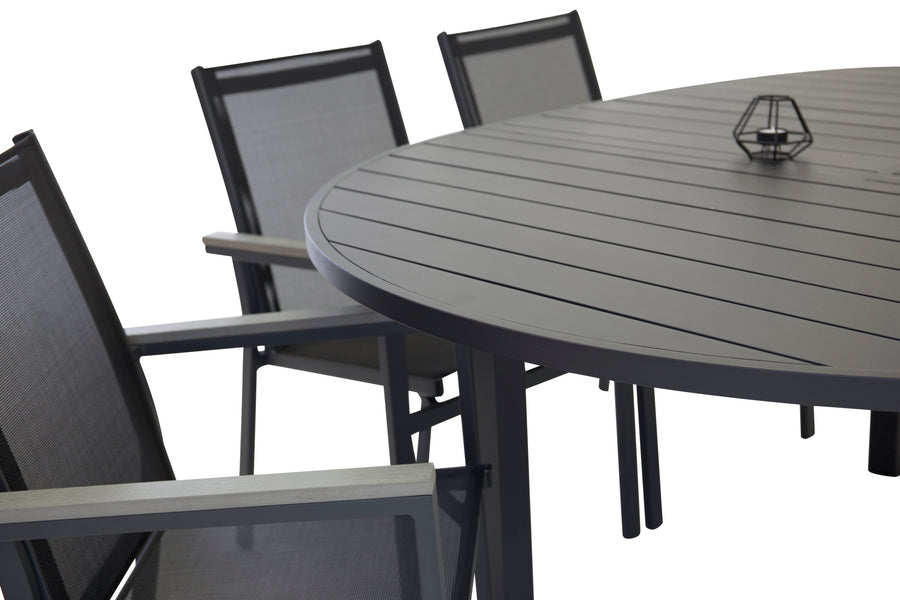 Marbella eettafel met Parma stoelen 