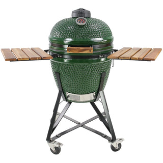 UMAMI Buitenkeuken Module 3 voor kamado + Kamado SUMO Midi, beige / groen