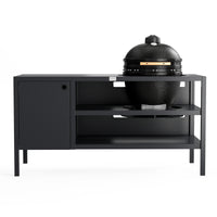 UMAMI Buitenkeuken Module 3 voor kamado + Kamado SUMO Midi, zwart