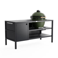 UMAMI Buitenkeuken Module 3 voor kamado + Kamado SUMO Midi, zwart / groen