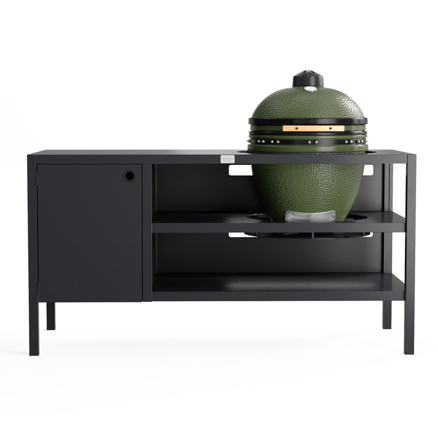 UMAMI Buitenkeuken Module 3 voor kamado + Kamado SUMO Midi, zwart / groen