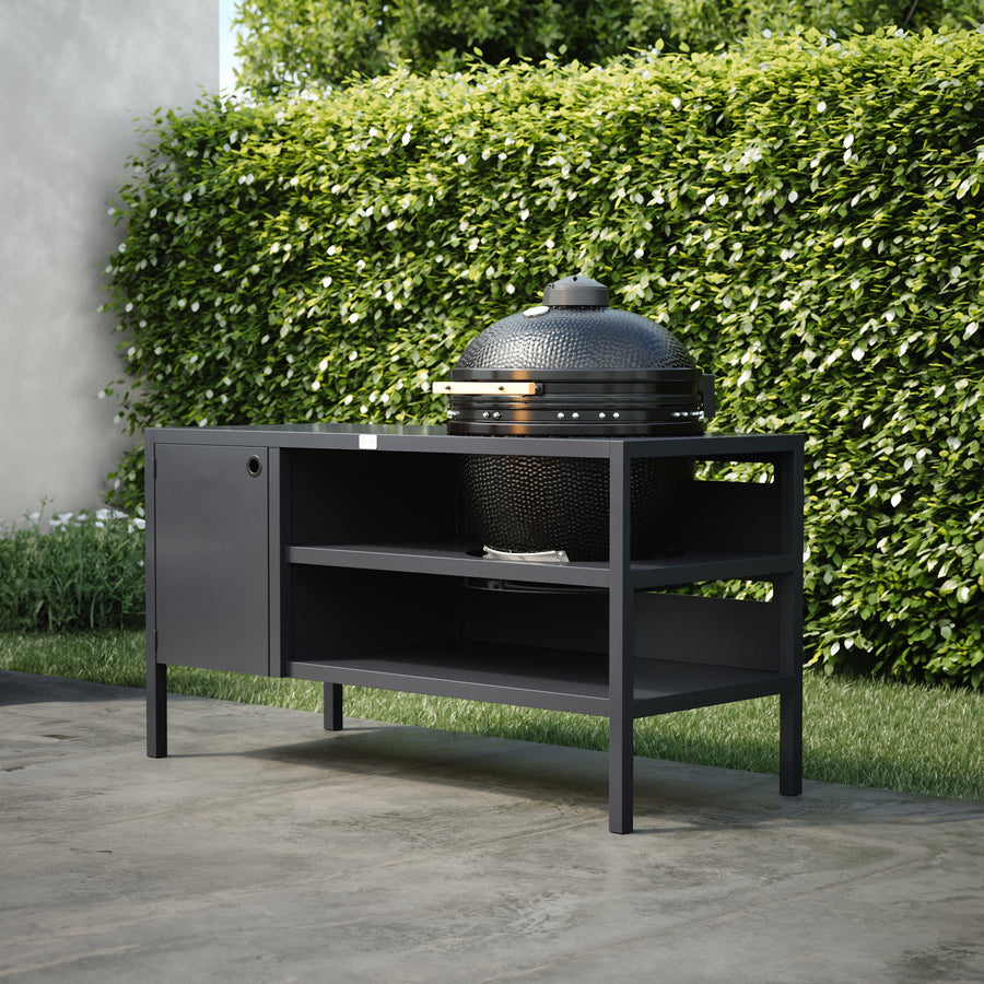 UMAMI Buitenkeuken Module 3 voor kamado + Kamado SUMO Maxi, zwart