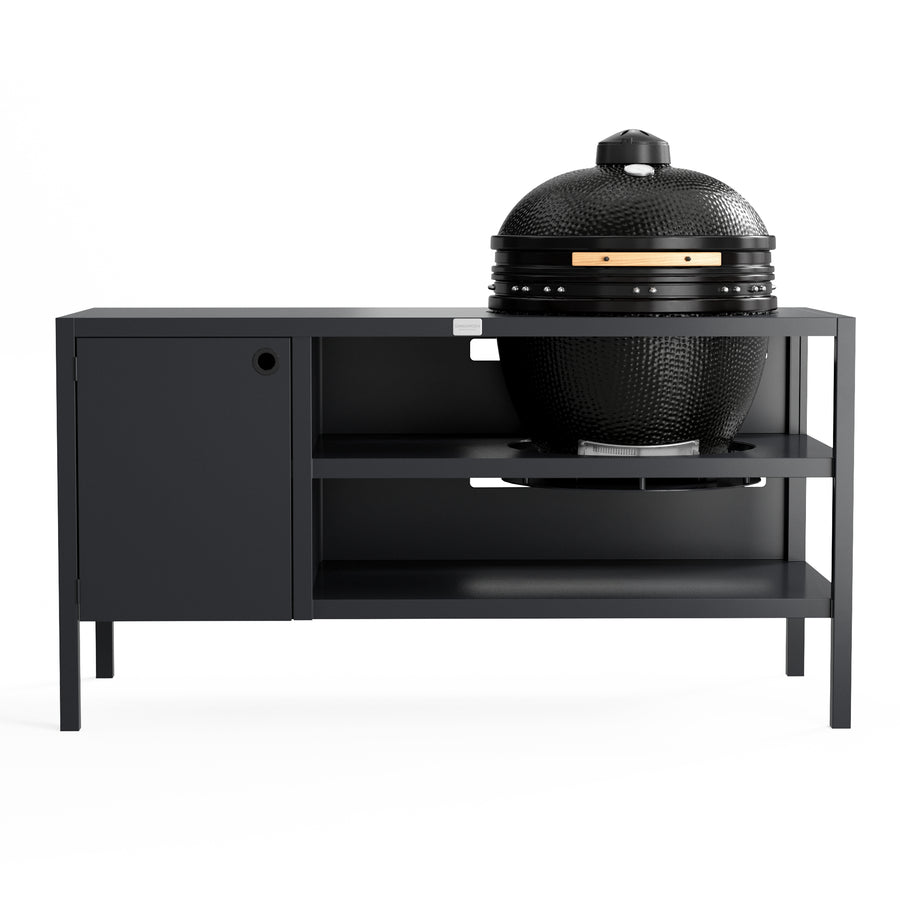 UMAMI Buitenkeuken Modul 3 voor kamado + Kamado BONO Limited, zwart