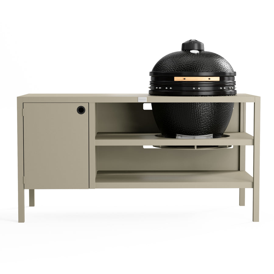 UMAMI Buitenkeuken Modul 3 voor kamado + Kamado BONO Limited, beige / zwart