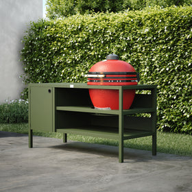 UMAMI Buitenkeuken Module 3 voor kamado + Kamado BONO Limited, groen / rood
