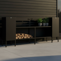 Kummin Buitenkeuken Duo – Pakket, zwart