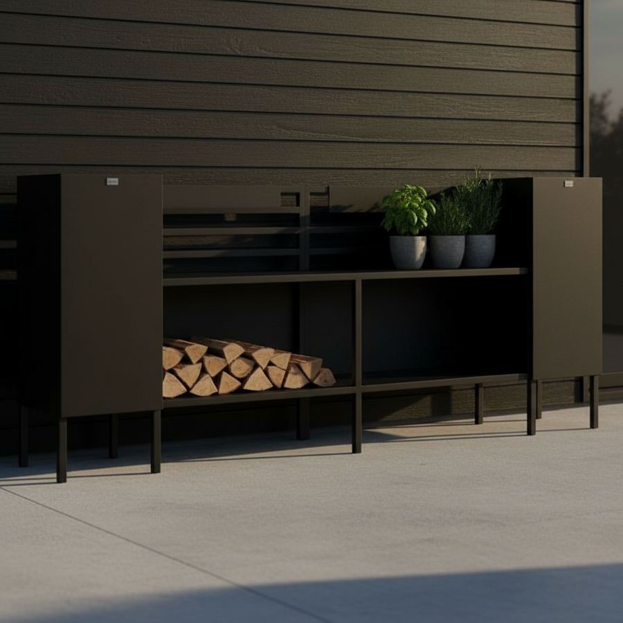 Kummin Buitenkeuken Duo – Pakket, zwart