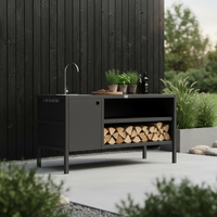 UMAMI module 3 buitenkeuken met wastafel