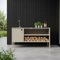UMAMI module 3 buitenkeuken met wastafel