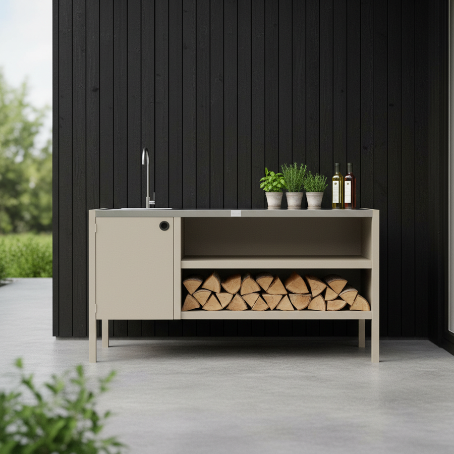 UMAMI module 3 buitenkeuken met wastafel