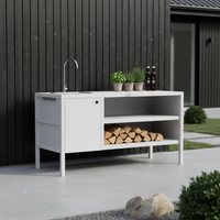 UMAMI module 3 buitenkeuken met wastafel