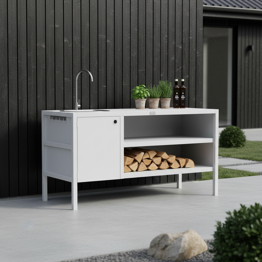 UMAMI module 3 buitenkeuken met wastafel