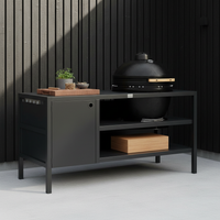 UMAMI Buitenkeuken Module 3 voor kamado + Kamado SUMO Maxi, zwart