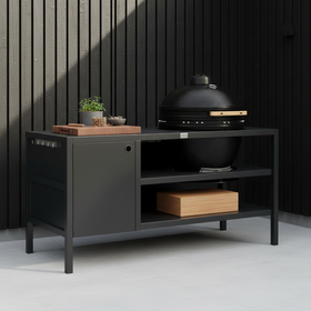 UMAMI Buitenkeuken Module 3 voor kamado + Kamado SUMO Maxi, zwart