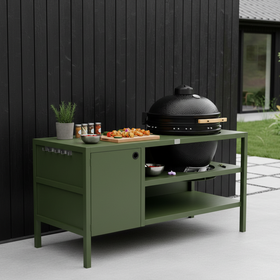 UMAMI Buitenkeuken Module 3 voor kamado + Kamado BONO Limited, groen / zwart
