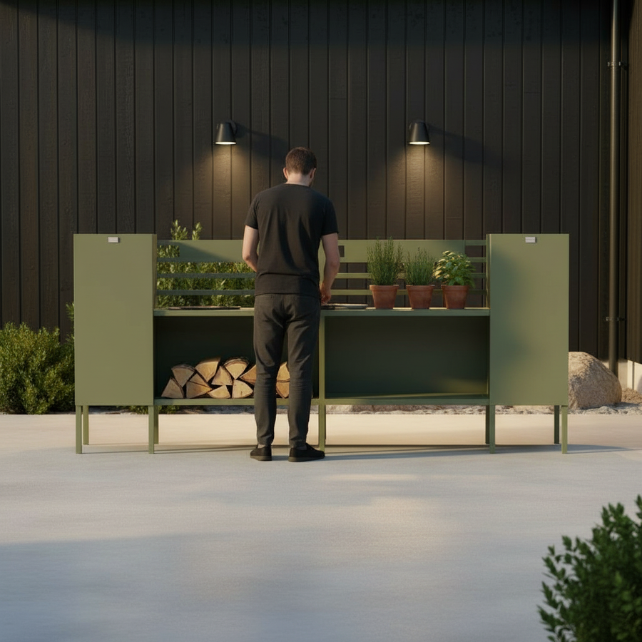 Kummin Buitenkeuken Duo – Pakket, groen