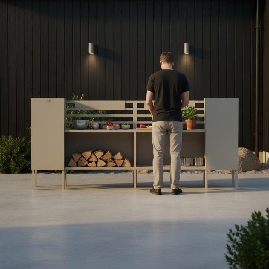 Kummin Buitenkeuken Duo – Pakket, beige