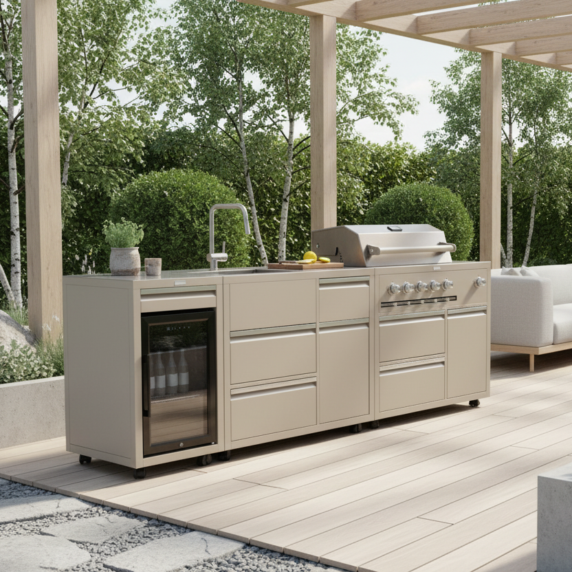 CAYENE buitenkeukenpakket incl. 3 modules