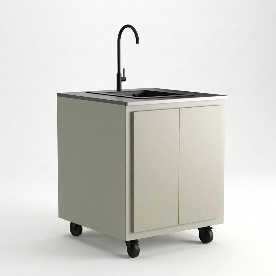Gastro buitenkeuken combinatie met 3 modules + Kamado SUMO Maxi