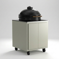 Gastro buitenkeuken combinatie met 3 modules + Kamado SUMO Maxi