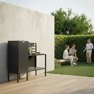 Kummin Buitenkeuken Duo – Pakket, zwart