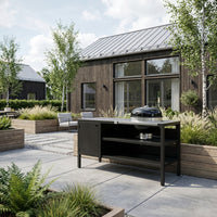 UMAMI module 3, zwart + zwarte kogelgrill NORDIC FLAME 