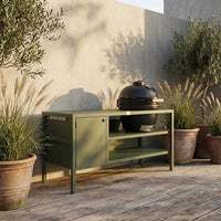 UMAMI Buitenkeuken Module 3 + zwarte kamado NORDIC FLAME, groen