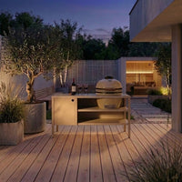 UMAMI Modul 3, beige / rostfri + beige kamado NORDIC FLAME