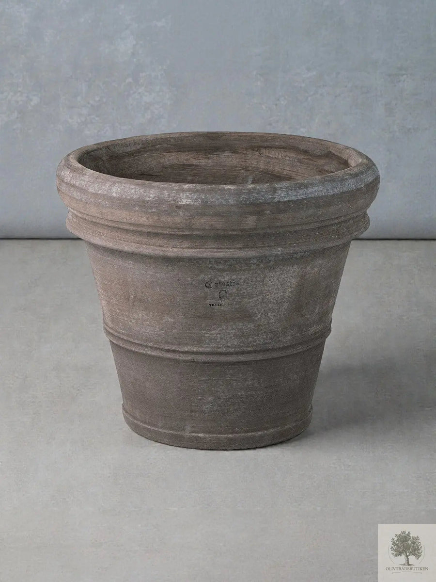 Pot Terracotta Grijs - Toscana - 70 cm diameter - 58 cm hoogte 