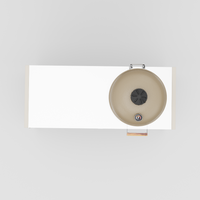 UMAMI Modul 3, beige / rostfri + beige kamado NORDIC FLAME