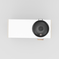 UMAMI Module 3, beige / roestvrij staal + zwarte kamado NORDIC FLAME 