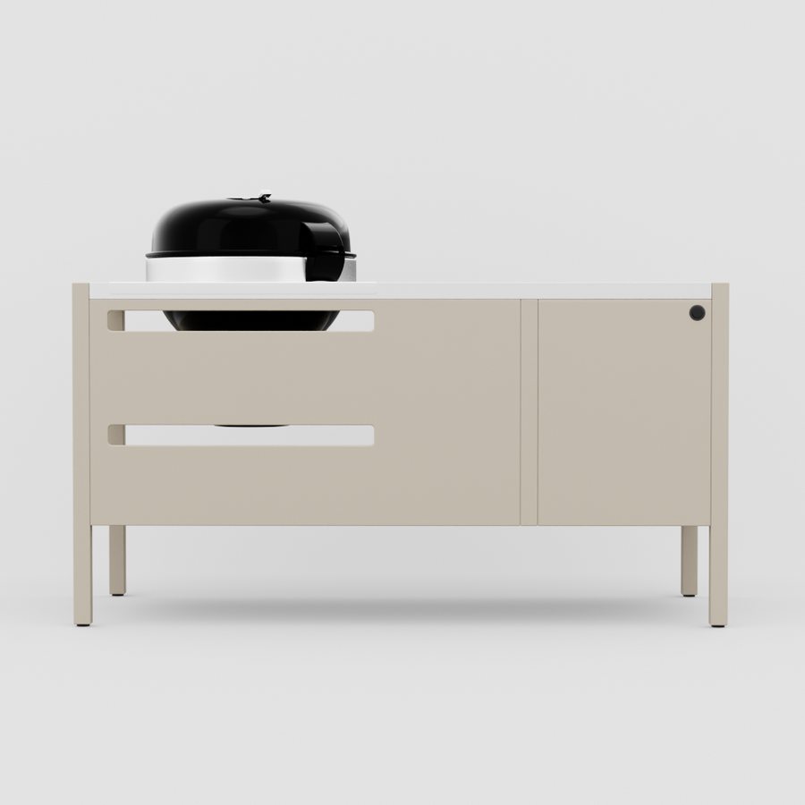 Umami module 3 incl. kogelgrill, beige / roestvrij