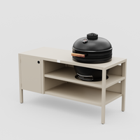 UMAMI Module 3, beige + zwarte kamado NORDIC FLAME 