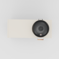UMAMI Module 3, beige + zwarte kamado NORDIC FLAME 