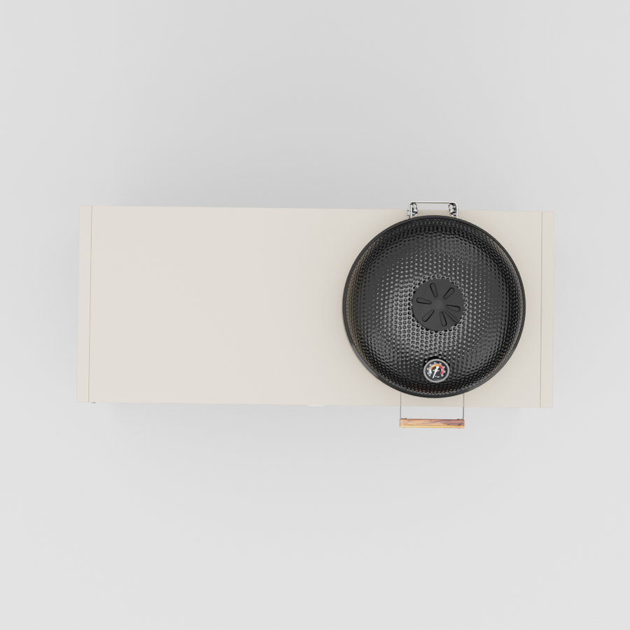 UMAMI Module 3, beige + zwarte kamado NORDIC FLAME 