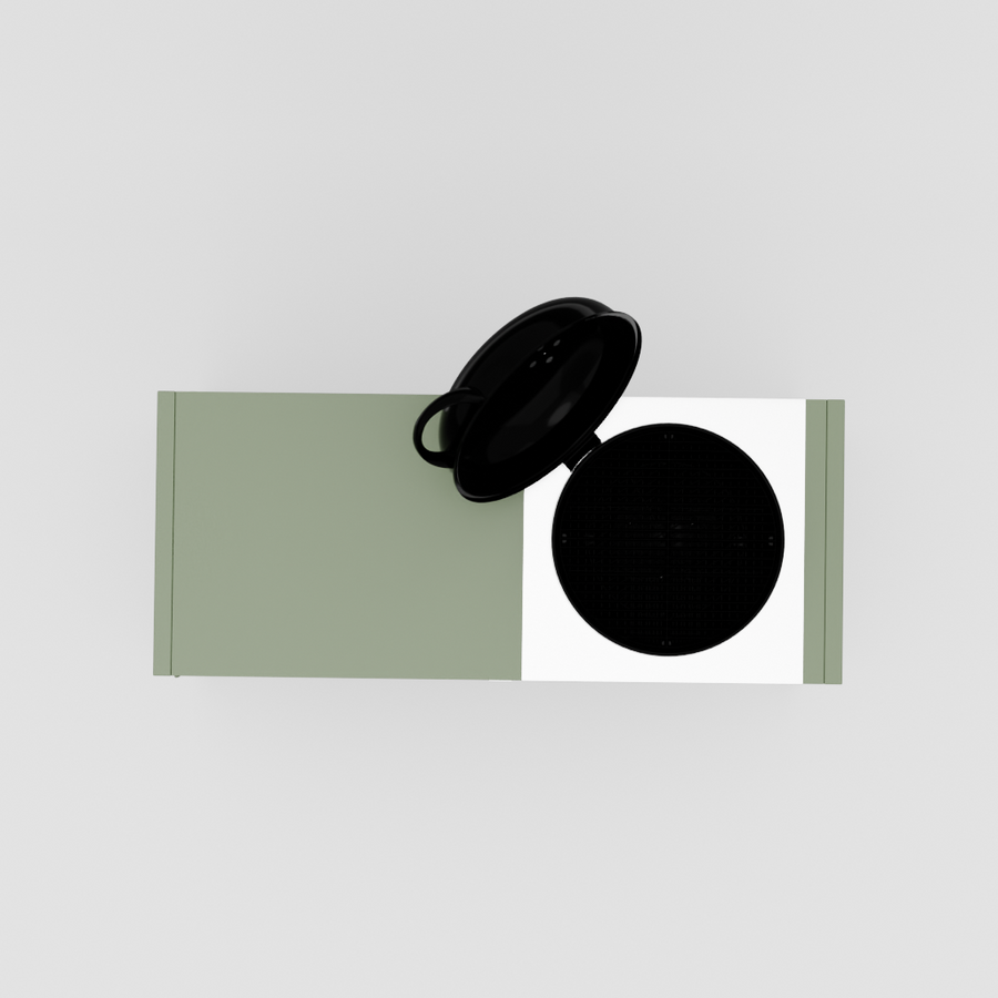 UMAMI module 3, groene + zwarte kogelgrill NORDIC FLAME 