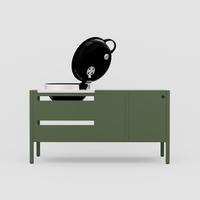 UMAMI module 3, groene + zwarte kogelgrill NORDIC FLAME 