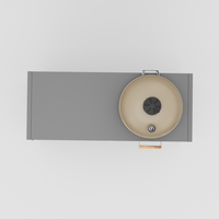 UMAMI Module 3, zwart + beige kamado NORDIC FLAME 