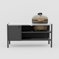 UMAMI Module 3, zwart / roestvrij staal + beige kamado NORDIC FLAME 