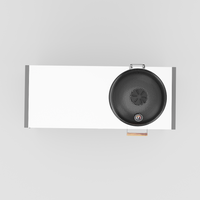 UMAMI Module 3, zwart / roestvrij staal + zwarte kamado NORDIC FLAME 