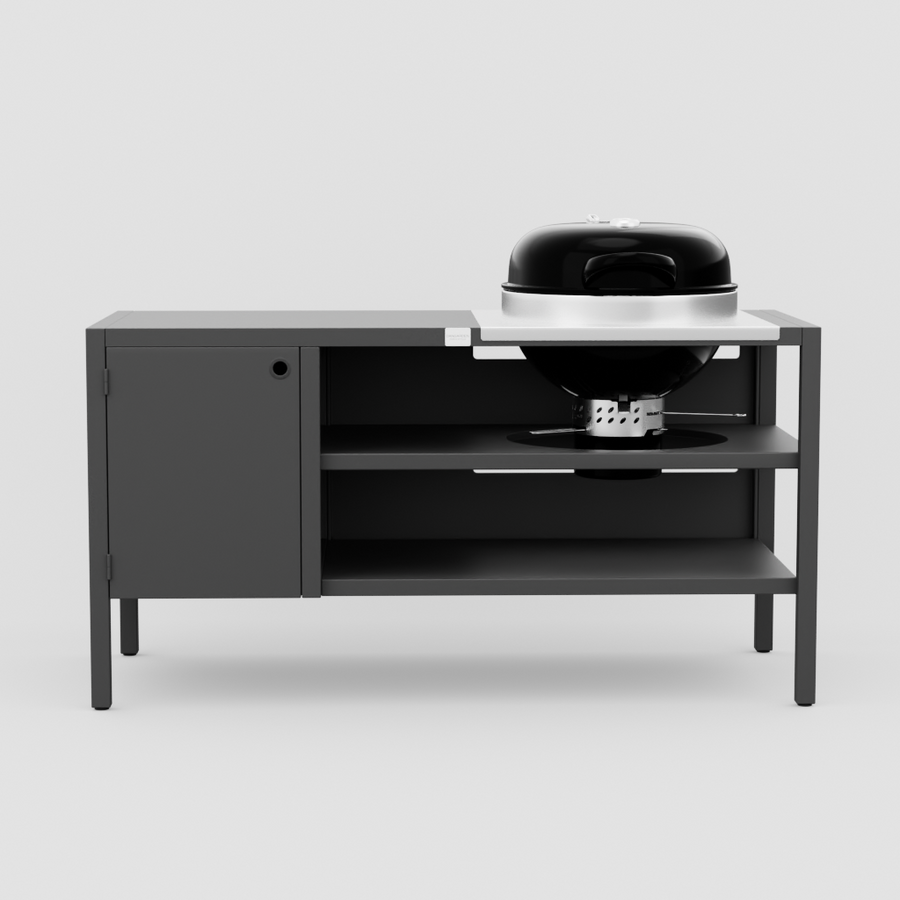 UMAMI module 3, zwart + zwarte kogelgrill NORDIC FLAME 
