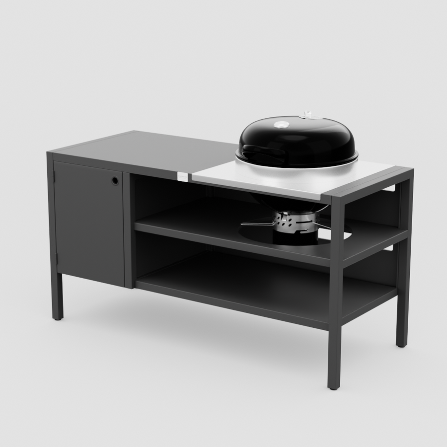 UMAMI module 3, zwart + zwarte kogelgrill NORDIC FLAME 