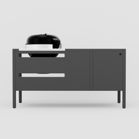 UMAMI module 3, zwart + zwarte kogelgrill NORDIC FLAME 