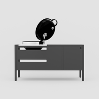 UMAMI module 3, zwart + zwarte kogelgrill NORDIC FLAME 