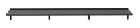 MODERN entre-deurmat, L300 x D85 x H27,5 cm, zwart